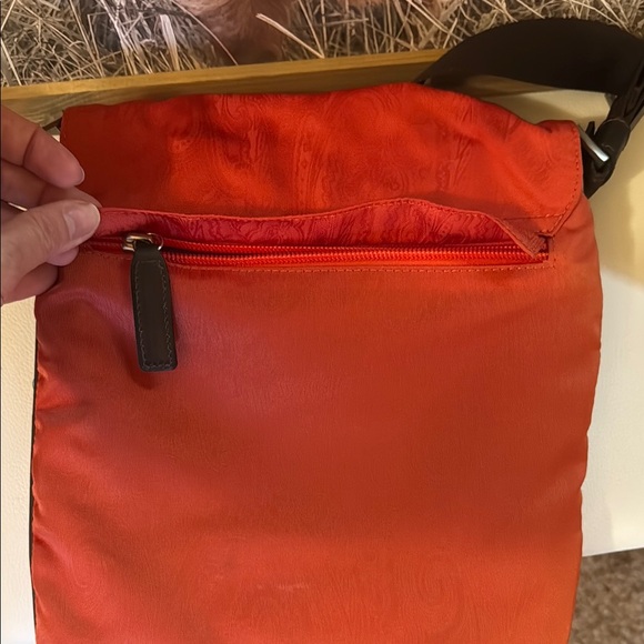 Etro Red Crossbody Bag with Structured Design - Picture 5 of 14